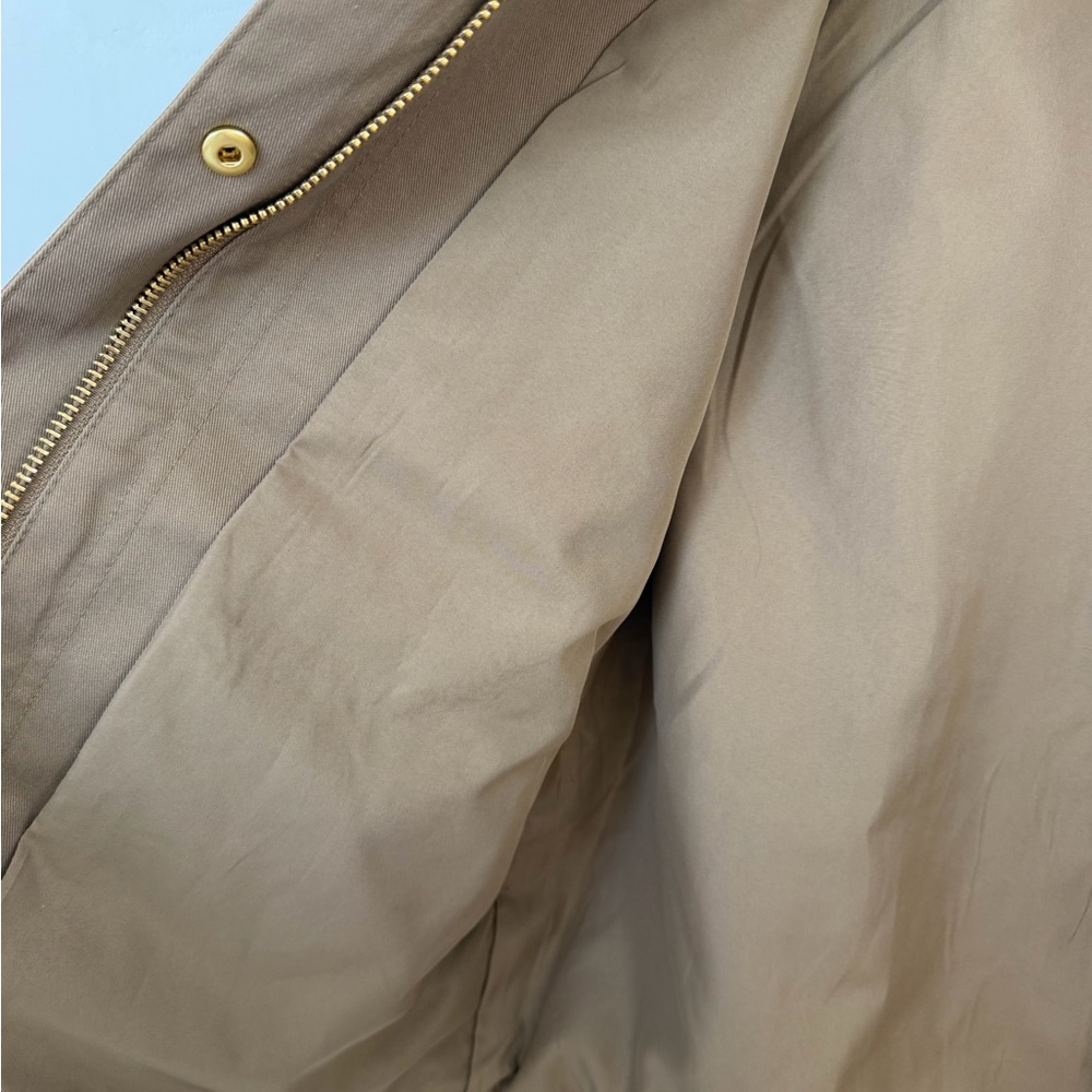 NWT H&M Tan Barn Jacket with Corduroy Collar XS - Picture 5 of 7